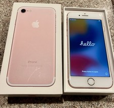 Apple iPhone 7 32GB Rose Gold Unlocked A1778 GSM Used w Case Great Condition 