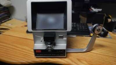 Elmo 912 Dual Type Filmbetrachter Deutsche 220V Ausführung Topzustand