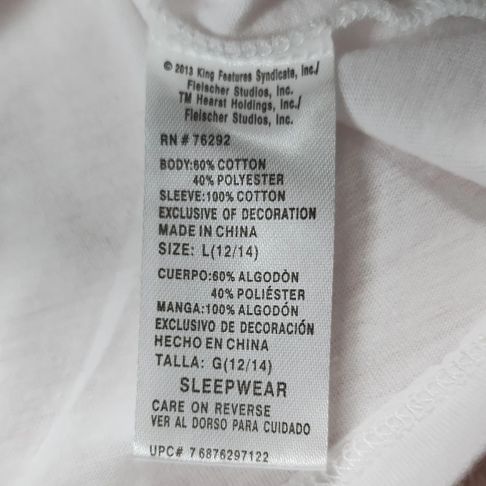 Camiseta gráfica glitter anos 2010 Betty Boop tamanho G retrô pinup agricultores filha mcbling - Imagem 4 de 4