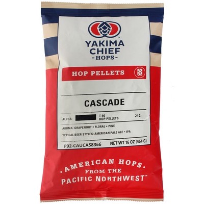 Cascade Hop Pellets 1lb Bag for Home Brew Beer Making
