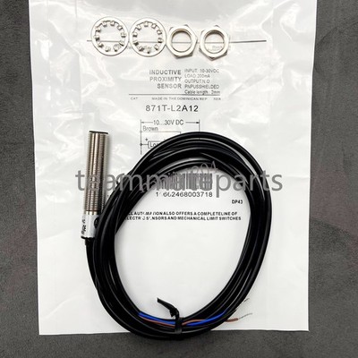 New Cylindrical Inductive Proximity Sensor for Allen Bradley 871T-L2A12 10-30VDC