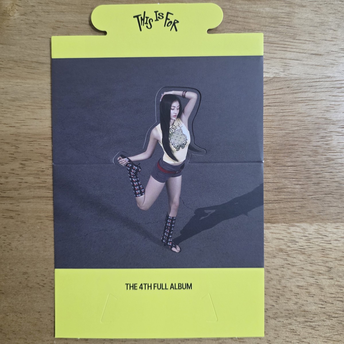 Jihyo Official Mini Paper Standee Twice 4th Album This Is For