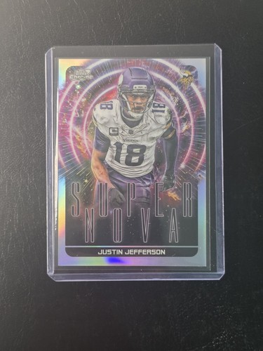 2025 Topps Cosmic Chrome Justin Jefferson Base (RAW)