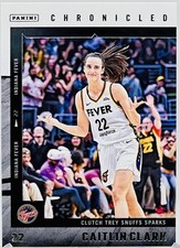 2025 Panini Base #21 Caitlin Clark Chronicles Indiana Fever