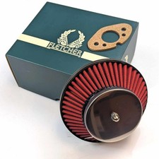 Classic Mini Cone Filter For 1 14 Carb Hs2 Austin Morris Mg 1.25 Red Y3712