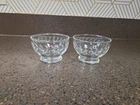 Two 2 Anchor Hocking/Swedish Modern-Etched Bowl Laurel-Vintage T-Sherbet.