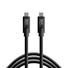 TetherPro USB-C to USB-C, 5Gbps Gen 1, 15' 4.6m , Non-Reflective Black