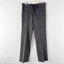 Anthropologie Cartonnier Charcoal Gray Pleated Trousers Size 2
