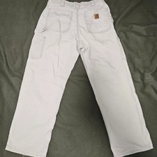 Carhartt Beige Carpenter Pants, 34x30, Vintage Style