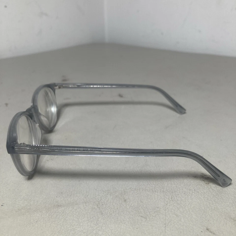 Warby Parker Eyeglasses FRAMES ONLY Watts M 371 49-18-145 Clear Gray 455 - Image 2 of 4