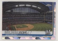 2019 Topps Chrome Sapphire Edition American Family Field Milwaukee Brewers 9b4