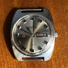 Michel Herbelin Montre bracelet homme automatique jour/date cadran argenté