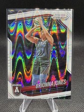 2025 Panini Prizm WNBA Brionna Jones #107 White Seismic Prizm Atlanta Dream