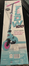MADD GEAR Flow 100 Kick Scooter Blue Pink Adj...