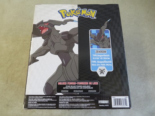 MIB Jakks Pacific Pokemon Deluxe Zekrom Large Figure 2011 Nintendo 6” - Picture 3 of 6