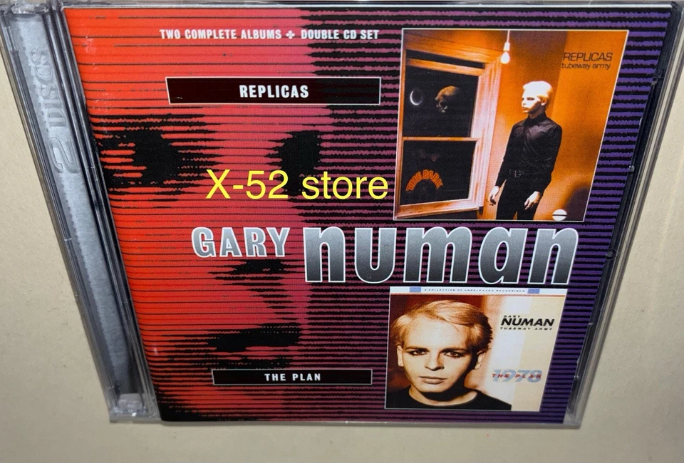 Gary Numan CD Replicas The Plan 2 album set 2 discs 38 tracks solo Tubeway Army - image 3 of 4