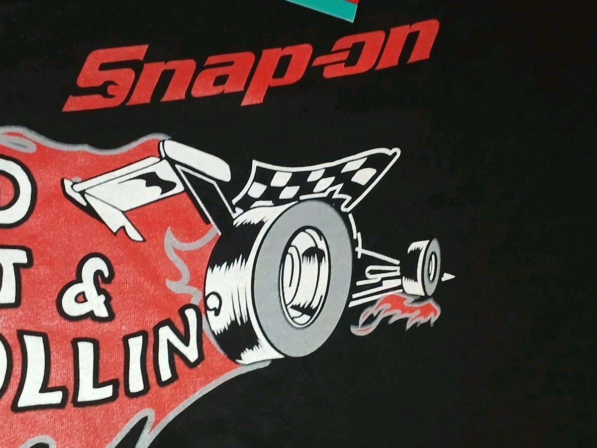 New 1990s Y2K Snap On Tools NHRA Drag Racing T Shirt Vintage Snap On Tools Shirt View 5