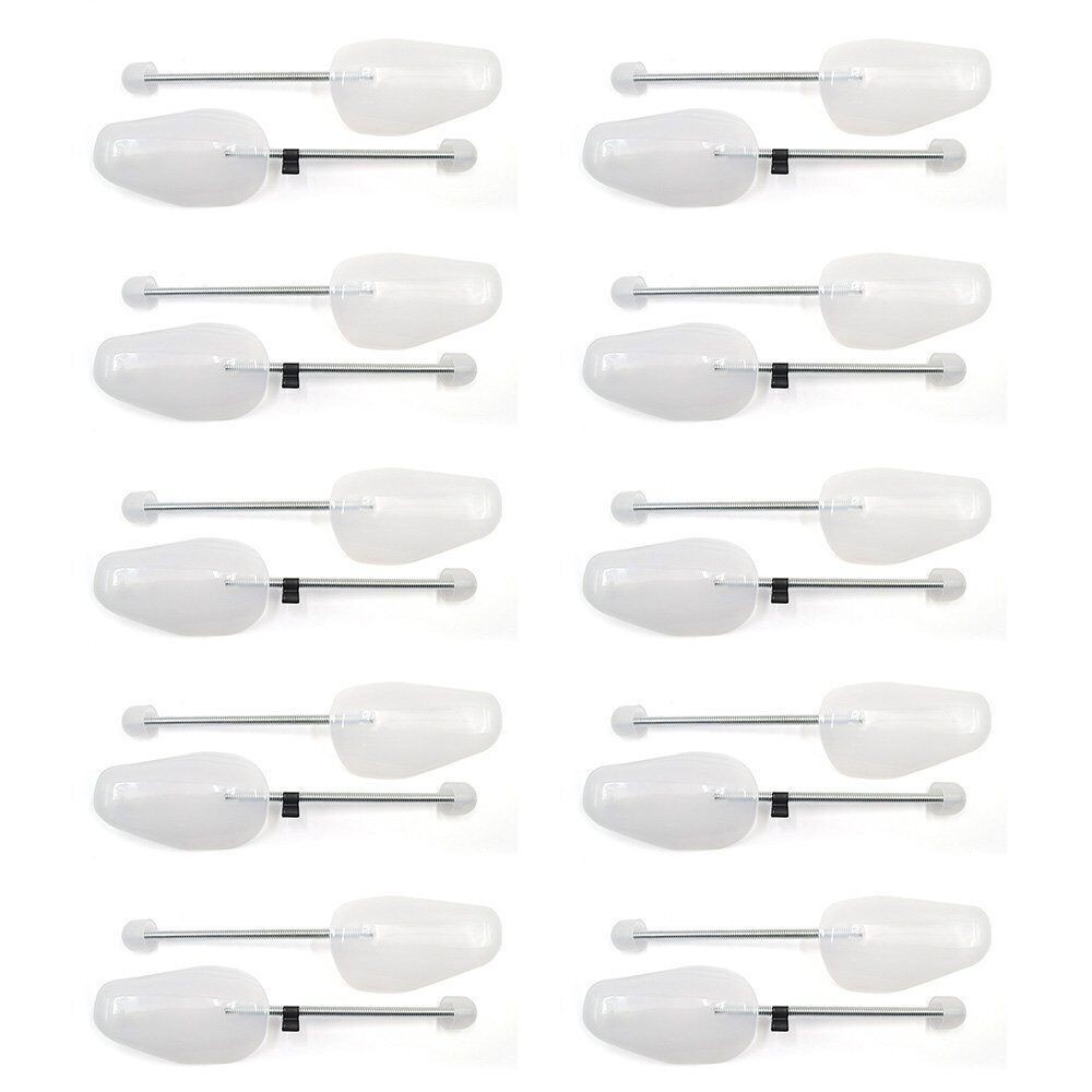 10 PAIR SHOE TREE TREES PLASTIC MAINTAIN SHAPE OF SHOES FOOTWEAR ONE SIZE