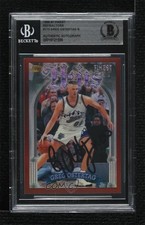 BAS 1996-97 Topps Finest Common Bronze Refractor Greg Ostertag BGS Authentic 3c7