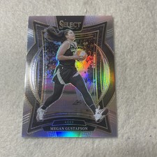 2025 Panini Select WNBA Megan Gustafson Concourse SILVER PRIZM # 17 Aces