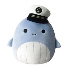 8-Inch Samir with Sailor Hat - Little Ultrasoft Official Kelly Toy Blue Whale