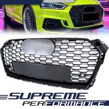 Wabengrill Kühlergrill Frontgrill Schwarz für AUDI A5 F5 S5 SLine 16-19 vor MOPF