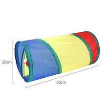 Cat Tunnel Tube Foldable Cat Toys Kitty Training Interactive Fun Toy Tunnel Bore