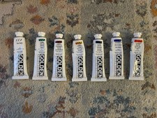 Golden Fine Art Acrylic Paint Set, 7 Tubes, Multicolor, Key Colors