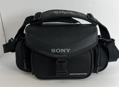 Sony Handycam Camera Camcorder LCS-VA30 Black Soft Universal Case With Strap