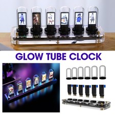 Ips RGB DIY Nixie Tube Clock Desktop Clock Digital Display W/ Backlight Date9e