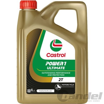 4L CASTROL POWER 1 ULTIMATE 2T 2 TAKT ÖL SYNTHETISCH ROLLER API TC+
