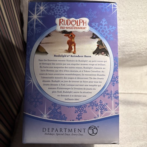 Dept 56 Rudolph The Red Nose Reindeer #19536 Rudolph’s Reindeer Barn - Picture 4 of 6