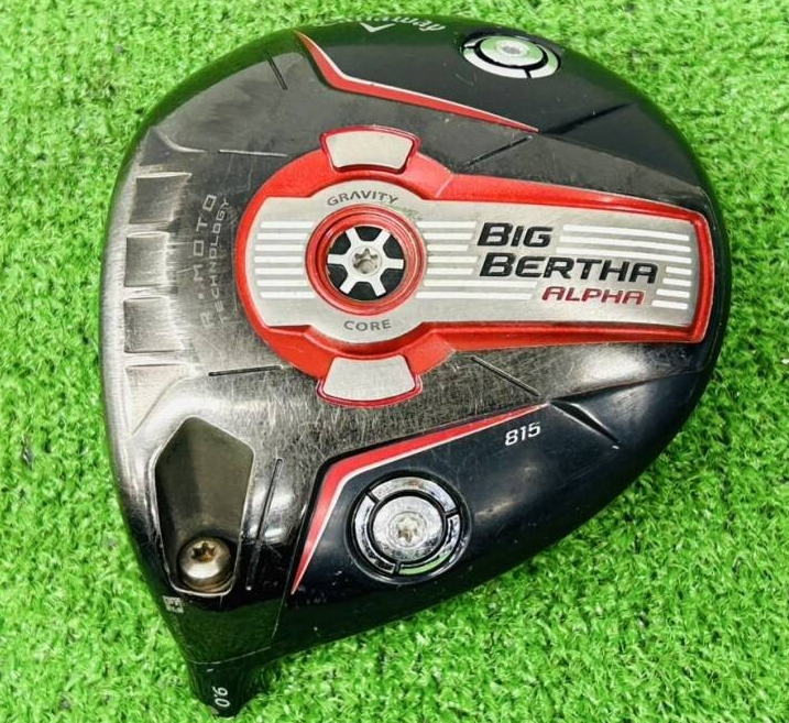 【Callaway】Big Bertha Alpha 815 20° UT Callaway BIG BERTHA ALPHA 815 LEFTY 1W Driver 9.0° Head Only DDP