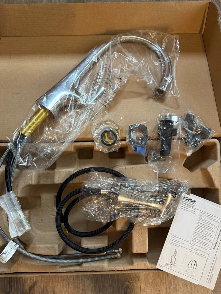 Kohler K-22064-CP Graze ,Swing spout w/side Spray, Chrome, Sealed Box - Image 2 of 4