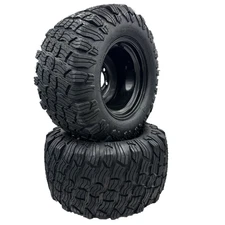 Set of 2 - 23x11.00-12 4 Ply Reaper Turf Wheel Assembly