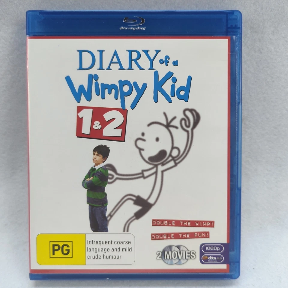 DIARY OF A WIMPY KID 1 2 & 3 - Blu-Ray Bundle - As New Cond - Free Post - Image 2 of 4