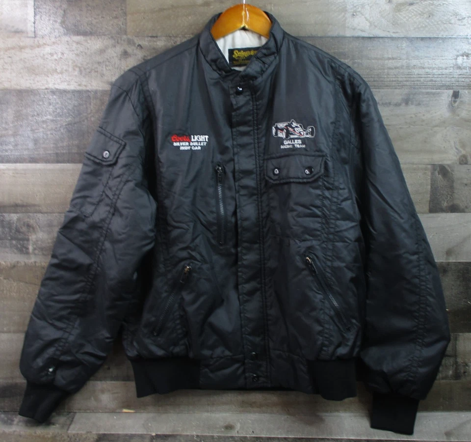 Chaqueta De Colección Galles Racing Team Para Hombre Mediana Coors Ligera IndyCar Racing Años 90 Foto 2 de 4
