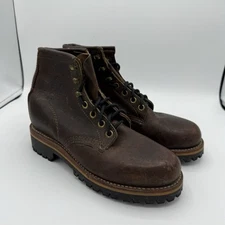 Chippewa Work Boots - 25290, Brown Leather, Size 5, USA, Vintage, Vibram