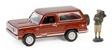 GREENLIGHT,PLYMOUTH Trail Duster 1978 with figurine from THE HOBBY SHOP serie...