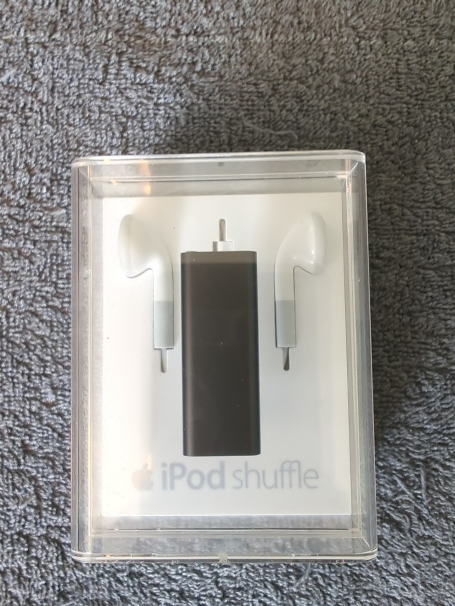 iPod shuffle 第3世代　4GB ブラック　未使用 Apple iPod Shuffle 3rd Gen 2GB Charcoal Black - Unused Open Box | eBay