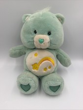 Care Bears WISH BEAR Vintage 13  Green Plush Shooting Star Singing Talking 2003