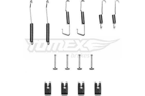 Tomex Brakes ZubehöRsatz, Bremsbacken TX 40-36 FüR MERCEDES-BENZ-image