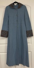 Avoca Renaissance Long Hooded Jacket. Size 38 Eur. 12 Irl/Uk. 100 Wool.Must See