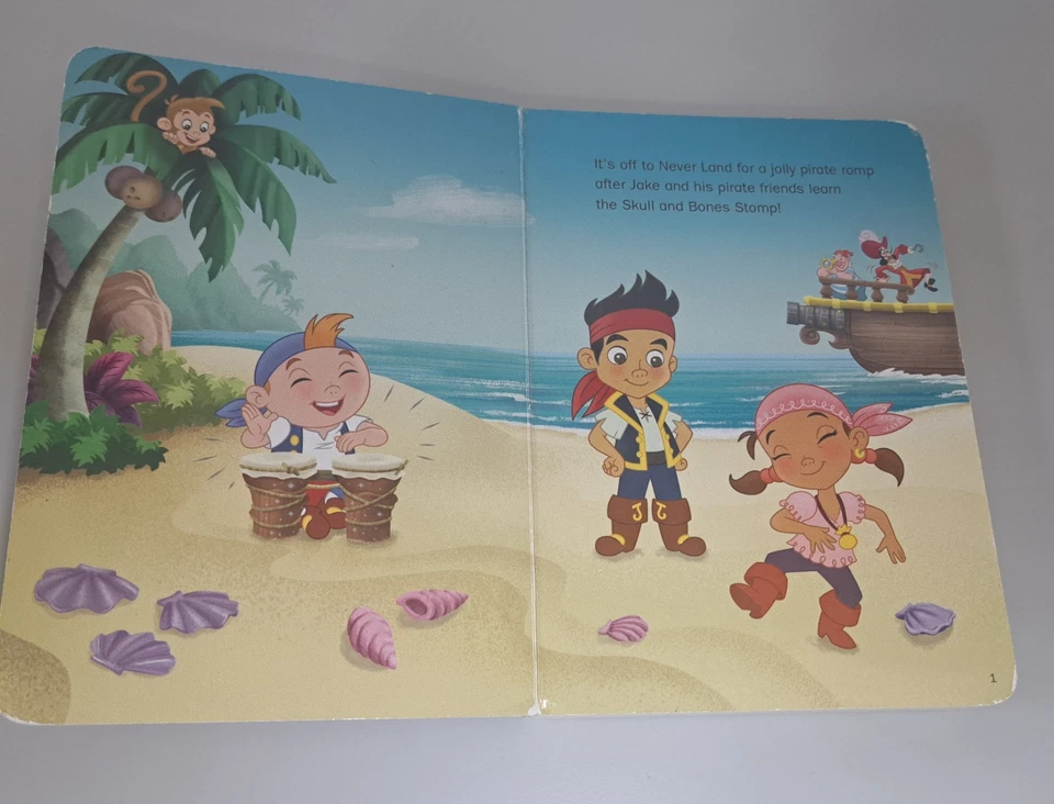LeapFrog LeapReader TAG Junior Book Disney Jake And The Pirates Home School Baby - Image 3 of 4