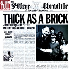 Jethro Tull - Thick As A Brick LP (VG-) ´