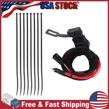 4 Pin Truck Side Black Battery Cable For Fisher Western & Snowex V-Blade 42014