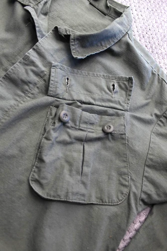 Rothco Jacket Mens Medium Green BDU Ripstop Field Button Front Reproduction image 14