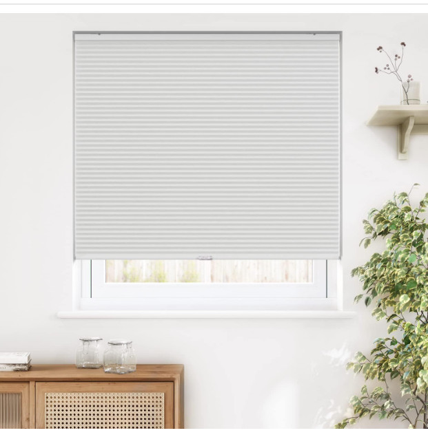 LazBlinds Cordless Cellular Shades, Blackout Privacy Honeycomb Shades for Home,
