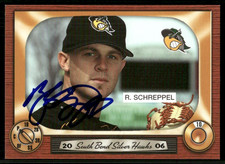 2006 South Bend Silver Hawks RYAN SCHREPPEL Signed Card autograph auto DBACKS
