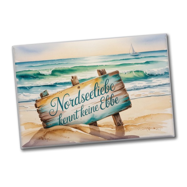 Meereslandschaft - Nordseeliebe Souvenir Souvenir Magnet-image